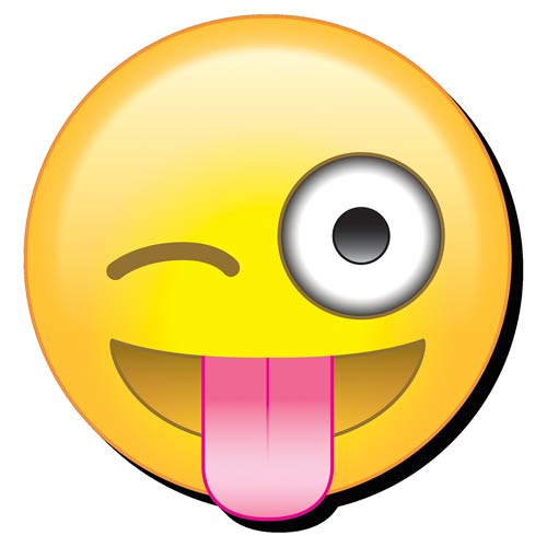 Emoji Wink Tongue Funky Chunky Magnet